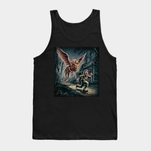 locust with lions head chasing hunter Tank Top